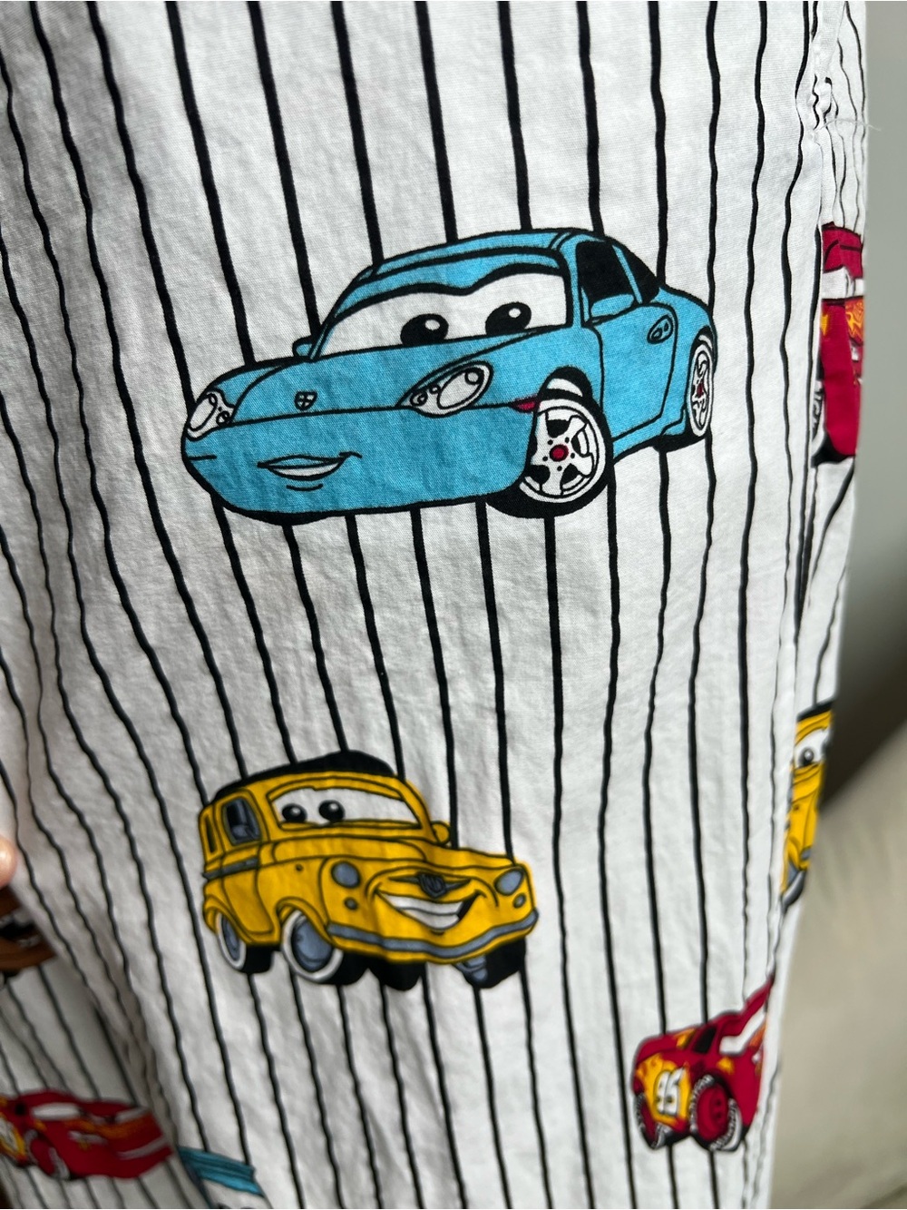 Disney Pixar Cars Printed Striped Pajama Pants EUC - Picture 5 of 7